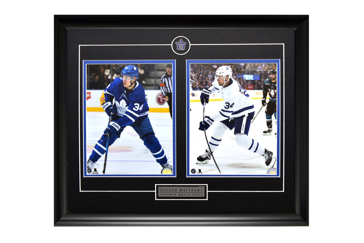 Auston Matthews Toronto Maple Leafs Framed Autographed 20 x